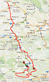 Rückfahrt 572 km